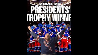 NY Rangers win Presidents Trophy and Clinch Metropolitan Division! (Fan Reaction) #noquitinny #nyr