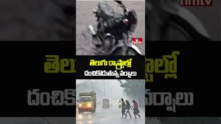 Rain Alert : తెలుగు రాష్ట్రాల్లో దంచికొడుతున్న వర్షాలు  | hmtv