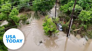 Deadly San Antonio flooding captured on aerial footage