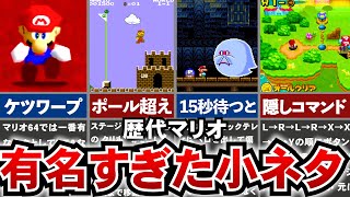 【歴代マリオ】有名過ぎた小ネタ・裏技集