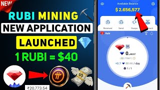 Rubi Network New Mining App | Rubi Network Airdrop New Mining App | Rubi Network Withdrawal