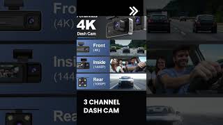 CHENSIVE 3 Channel 4K Dash Cam Review: Ultimate Car Camera! #shorts