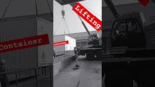 #container #lifting #with #safe conditions #110 #ton#crane#lifting safety#heavy cranes