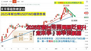 2025年新台幣易貶後升值/未來學神準預料到/投資未來學