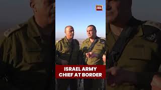 Israel's army chief holds key security assessment amid tensions at the Syrian border