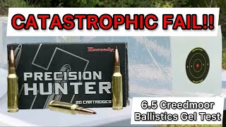 HARD FAIL?! 6.5 Creedmoor Precision Hunter 143gr ELD-X Ammo Test