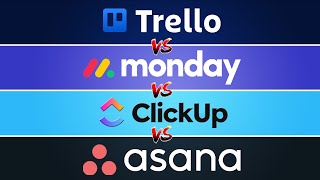 Monday.Com Vs Clickup Vs Asana Vs Trello | Which One To Use In 2023 For Productivity