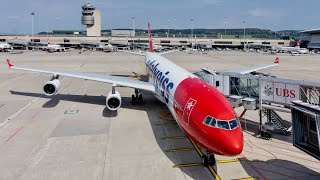 Edelweiss Air A340 Business Class flight to the Maldives