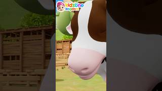 Cow Song | KidZone Kingdom Nursery Rhymes & Kids Songs #shorts