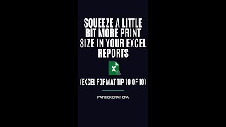 Squeeze a Little Bit More Print Size in Excel