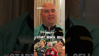 Start, Bench, Sell: Darts Players! | Rob Cross