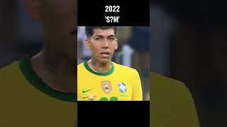 Roberto Firmino Transformation #2018 vs #2022