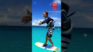Flying over water on a Hydrofoil in paradise!