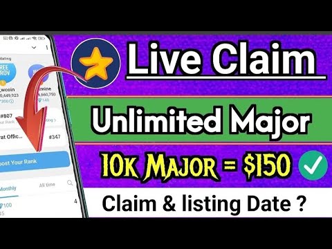 MAJOR ⭐ | Telegram Airdrop | Premarket Launch | Claim Now 💰🤑| #freeairdrop #airdrop #major #trending
