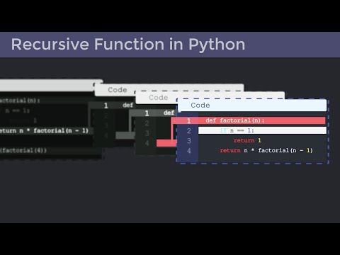 Recursive Function in Python - Extremely Simple and Intuitive!