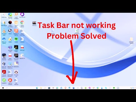 TaskBar un responsive | Taskbar nor working for windows10/windows11