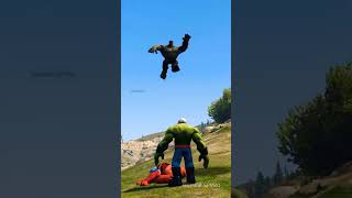 Robot Hulk And Daddu Hulk Fight Against Black Hulk And Red Hulk 😱#shorts