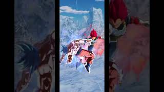 MUI Goku dodging Vegeta #dragonball #dragonballsuper #dragonballlegends #muigoku #vegeta