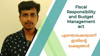 Fiscal Responsibility and Budget Management act | Malayalam | Deepesh Manoharan | LIFE ECONOMICS