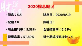 《除息股》2020即將除息股票（5288豐祥 KY）（20200812盤後）