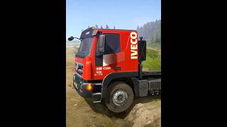 MudRunner GamePlay Ep: 14 -SUPER DUMP TRUCK C500 Cargo Challenge In Deep Mud Road #Mudrunner #Shorts