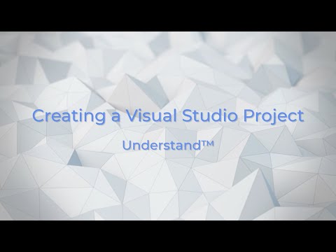 Creating an Understand project from a Visual Studio project