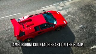 Lamborghini Countach BEAST ON THE ROAD!