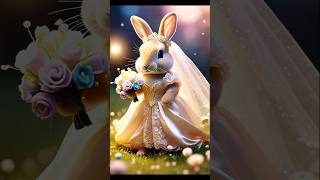 Adorable animals dressed as brides—too cute! #ai #aimotion #viral #viralvideo #bride #animals