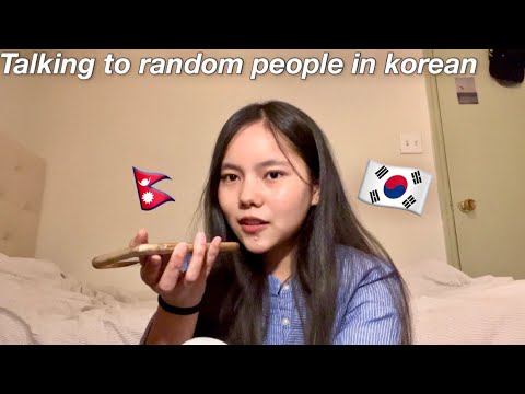I tested my Korean on random strangers…🤧