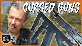 Firearms Expert Reacts to CURSED Hot Dogs, Horseshoes & Hand Grenades Guns | EXP