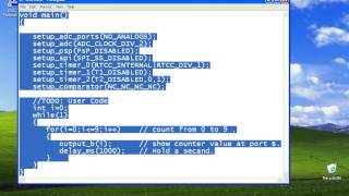 PIC C Compiler simple Example