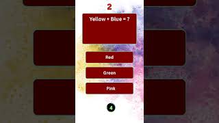 Red + Blue = ? Color mixing Quiz | Mix the colors,  #quiz #quiztime #funquiz #triviatime  #quizgame