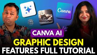 Canva AI Features For Graphic Design in Hindi - Canva AI Image, Logo, Thumbnail, Code Generator