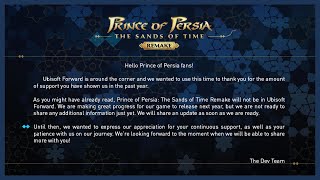 A massage from the Prince of Persia: The Sands of Time Remake dev team | Ubisoft #shorts