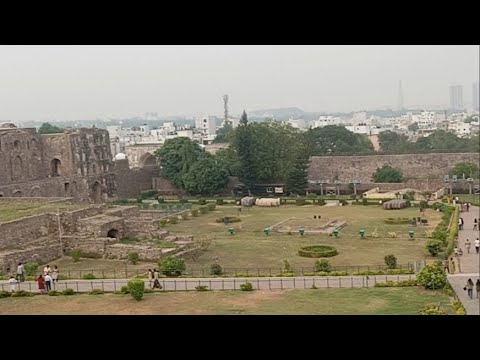 Visiting Golconda fort for the first time has an amazing view 😍