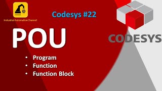 Codesys #22: Program Organization Unit (POU)