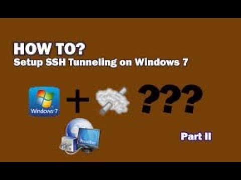 SSH tunnel using Putty