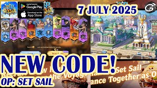 🎁 NEW CODE OP: Set Sail Giftcode & How to Redeem Code 7 July 2025 - Mobile Game (Android/IOS)