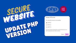 Elementor Hosting - Change/Update PHP Version