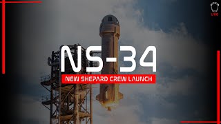 LIFTOFF! Blue Origin NS-34 Crew Launch
