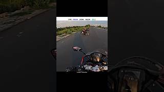 Live Crash Ladki Bachi 🤯🥶 #shorts #motovlog #bike #rider #ktm #bikerider