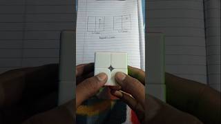 How to Solve 2x2 Rubik's Cube in 2 Moves...#shorts