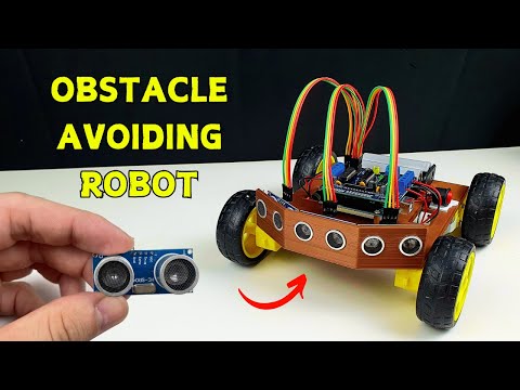 Building Obstacle Avoiding Robot Arduino using 3 Ultrasonic Sensors