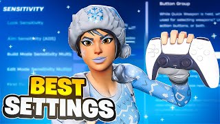 *NEW* Best Controller Settings + Sensitivity For Fortnite Chapter 6! (PS4/PS5/XBOX/PC)