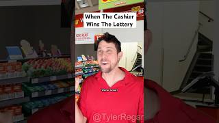 When The Cashier Wins The Lottery #shorts