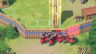 排兵布阵抵挡敌人的进攻