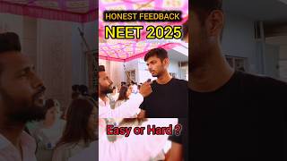 NEET 2025 | HONEST REACTION #neet #neet2025 #reaction #review