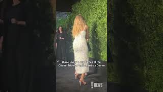 Blake Lively & Lily James at the Chanel Tribeca Festival Artists Dinner