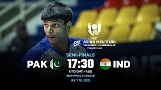 PAK VS IND I SF 1-4 I 2ND ASIAN MEN'S U16