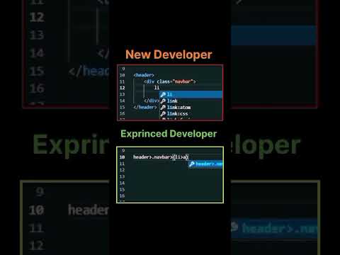 New Developer/Experienced Developer #viralreelschallenge  #webdevelopment   #videochallange